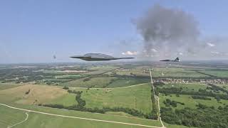 AMAZING GoPro Footage of the B2 Spirit Stealth Bomber in Flight [upl. by Aisad]