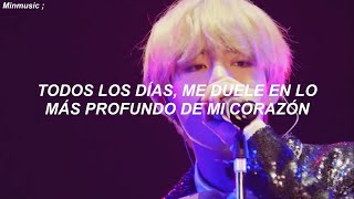 BTS V  Stigma Live Video Traducción al español [upl. by Janith]