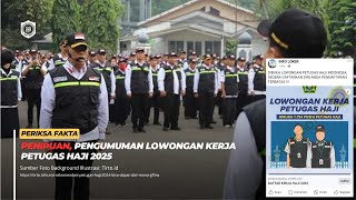 PENIPUAN PENGUMUMAN LOWONGAN KERJA PETUGAS HAJI 2025 [upl. by Neerahs371]