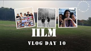 Day 10 vlog at IILM university greater Noida [upl. by Barbaresi]