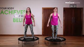 ✅Rebound Trampoline Workout for Beginners  Lose Weight amp Tone Body  Pure Rebounding Fun [upl. by Ikir]