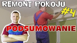 Panele podłogowe listwy i podsumowanie  Remont pokoju 4 [upl. by Ewolram]