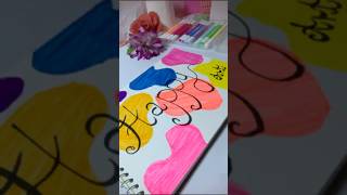 Twin Markers Combo painting Happy Art Marker painting foryou art artist [upl. by Hook]