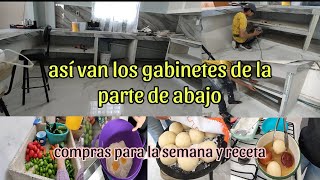 así van los gabinetes de la parte de abajo ✅ compás del mercado y receta de berlinas 😋 [upl. by Albarran636]