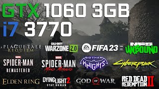 GTX 1060 3GB  i7 3770  16GB RAM in 2023  Test in 12 Games [upl. by Esilehc]