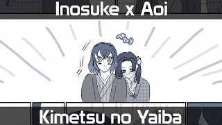 Inosuke x Aoi  Reunion Kimetsu no Yaiba [upl. by Donelle915]