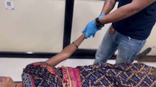 chiropractic Treatment by DrSanjitPakhareChiropractor chiropractor physiotherapy pain [upl. by Notrom988]