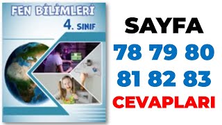 4 sınıf Fen Bilimleri Ders Kitabı 2 ünite 78 79 80 81 82 83 Cevapları [upl. by Burford31]