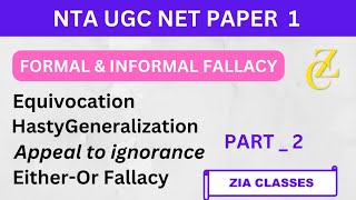 Fallacy of Equivocation  Hasty Generalization  Appeal to Ignorance  Either or fallacy [upl. by Elocyn]