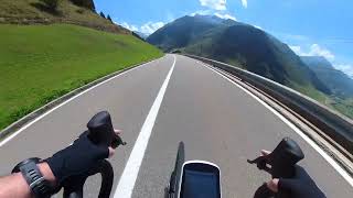 Cycling down Oberalp to Andermatt Switzerland [upl. by Leuneb]