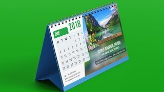 How to Design Professional Photo Calendar  Photoshop Tutorial [upl. by Aigneis63]