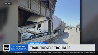 What’s being done to stop vehicles from hitting a problematic train trestle in Marysville [upl. by Herman]