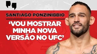 SANTIAGO PONZINIBBIO promete reverter má fase no UFC DENVER [upl. by Irianat]