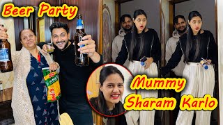 Mummy Ne Pi Beer🍺 Bhabhi Hui Shocked😱  Epic Reaction  Vinay Thakur Vlogs [upl. by Sosna]