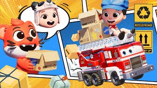 Firetruck Delivery Service  Family Game Play with Toys by appMink [upl. by Enetsuj]