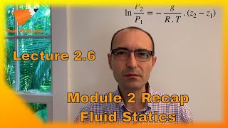 Fluid Mechanics 26 Module Recap  Fluid Statics [upl. by Euqinoj680]