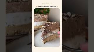 TORTA SA KREM BANANICAMA ✨ food cake recipe [upl. by Forelli503]