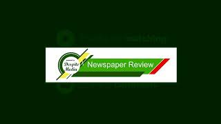 Newspaper Review On Peace 1043 FM 14122023 [upl. by Gardiner]