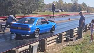 foxtoberfest at Mooresville dragway 2024 her f303 cam 302 mustang runs good [upl. by Newra]