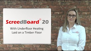 ScreedBoard 20 with Underfloor Heating Installation Guide Refurbished [upl. by Ahsauqal]