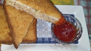 Potato Fried croquette Toast Easy to make at home 🏘️ [upl. by Htennek]