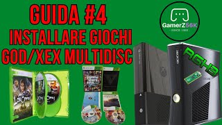 GUIDA 4 Installare Giochi GOD e XEX Multidisc su Xbox 360 JtagRGH xbox360 modifica god xex [upl. by Rosalba]