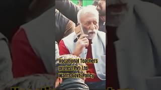 Vocational Teacher Strike during Mr Singa sir meets vocationalteachersupdate [upl. by Leitman]