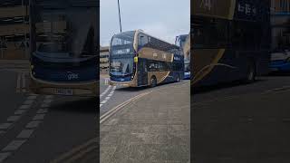 Stagecoach Midlands Enviro400 mmc 11133  SK68 LVE on x4 to Northampton [upl. by Ahsinut]