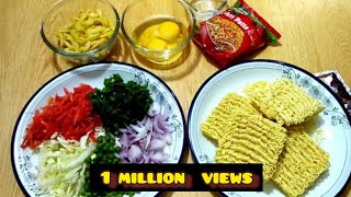 Egg Knorr Chatt Patta Recipe  Easy Egg Noodles Recipe  saadkiyani [upl. by Ethelind]