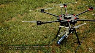 Metal detection with drone equipped with magnetometer [upl. by Fougere758]