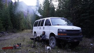 One LAST glimpse of summer in the Rockies  Van Life camping [upl. by Erdreid]