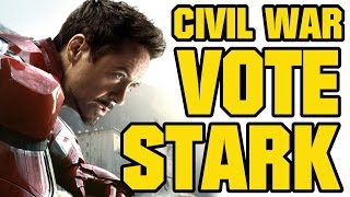 CAPTAIN AMERICA CIVIL WAR  Vote Stark [upl. by Etnaihc]