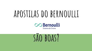 APOSTILAS DO BERNOULLI  SÃO BOAS [upl. by Santoro395]