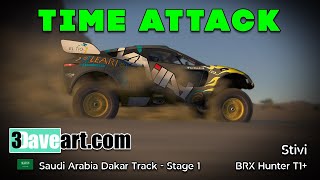 Saudi Arabia Dakar 3DaveArt Stage 1 Test  Stivi  BRX Hunter T1 [upl. by Zigmund816]