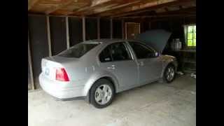 2002 Volkswagen Jetta TDI cold start with new glow plugs [upl. by Terrijo]