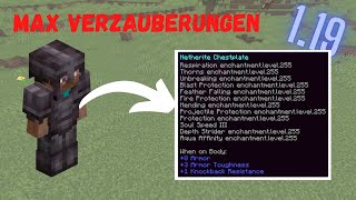 Level 1000 Verzauberungen  Entchants in Minecraft 119 JAVA I Tutorial I OP Rüstung I Maximal [upl. by Orestes]