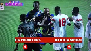 LIGUE 2 16è JOURNÉE  RÉSUMÉ US FERMIERS VS AFRICA SPORT 22 [upl. by Oicor180]