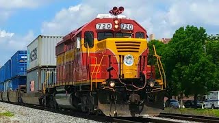 FEC Port Train as Pm117 with EMD Champion leader [upl. by Eiuol163]