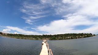 The best mtb trips in Croatia and Slovenia  crossing the bridge in premantura Pula [upl. by Bouchier]