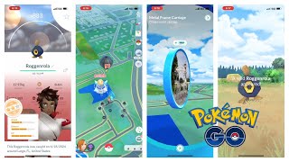 Pokemon Go Roggenrola Spotlight While On Routes [upl. by Eikin]