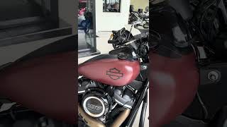 HARLEY DAVIDSON FXBR FAT BOB 2018 VERMELHA 28000 KM  TEBI MOTOS [upl. by Lissak]