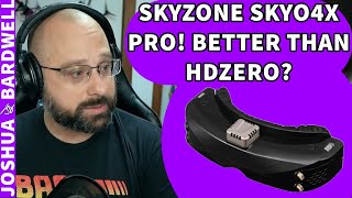 Skyzone SkyO4X Pro Can They Beat The HDZero Goggles  FPV Questions [upl. by Aicelav]