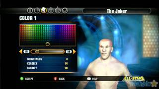 WWE All Stars Character Creation  The Joker [upl. by Garbe346]