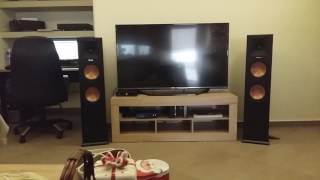 klipsch rp 280f playing amazing track Djuma Soundsystem ‎– Les Djinns [upl. by Etnahsal857]