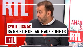 Cyril Lignac  sa recette de tarte aux pommes [upl. by Newlin]