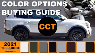 2021 Kia Telluride  Color Options Buying Guide with Nightfall [upl. by Datha741]