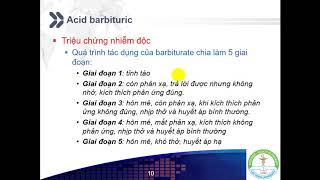 Độc chất học Acid Barbituric [upl. by Dimitris]