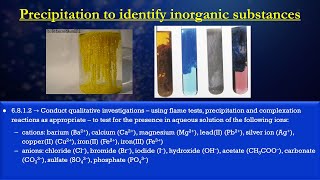 Chemistry M8 Inquiry 1  Finding Inorganic Substances Precipitation [upl. by Kale796]