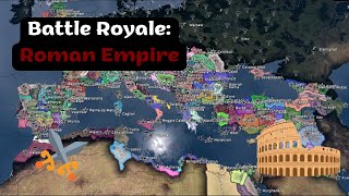 Battle Royale Roman Empire  Hoi4 Timelapse Part 1 [upl. by Annawal389]