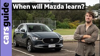 Class leader no more 2023 Mazda CX30 review G25 Astina  Why old engine holds VW TRoc rival back [upl. by Mandell]